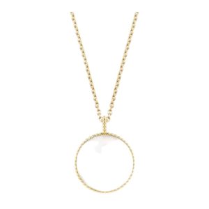 2 rose des vents medallion necklace gold for women jrdv95037 0000 2799