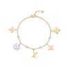 idylle blossom charms bracelet gold for women q95689 2799