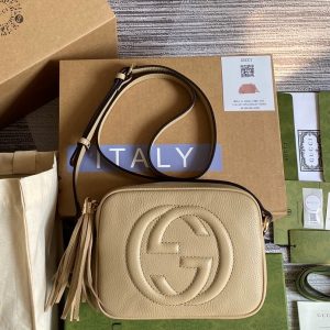 4 gucci soho small disco bag beige for women womens bags shoulder and crossbody bags 8in21cm gg 308364 9988