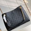 louis vuitton surene mm monogram empreinte black for women womens handbags shoulder bags 146in37cm lv m43758 9988