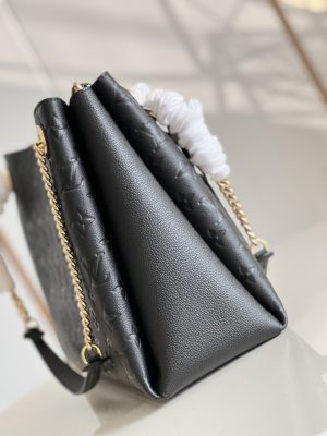 8 louis vuitton surene mm monogram empreinte black for women womens handbags shoulder bags 146in37cm lv m43758 9988