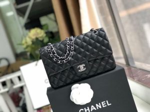 4 chanel classic handbag black for women 99in255cm a01112 9988
