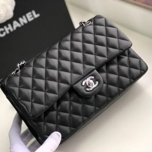 5 chanel classic handbag black for women 99in255cm a01112 9988