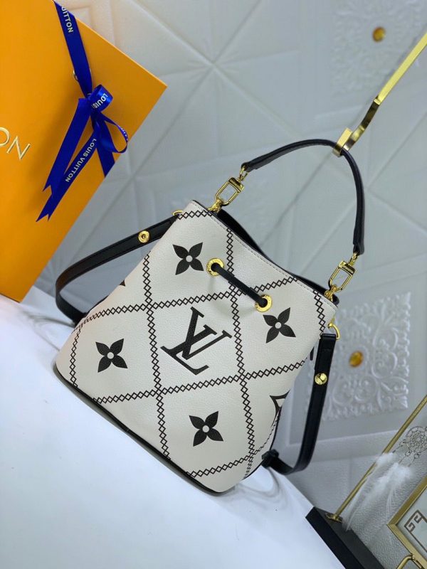 5 louis vuitton neonoe monogram empreinte for women womens handbags shoulder bags 102in26cm lv m46023 9988
