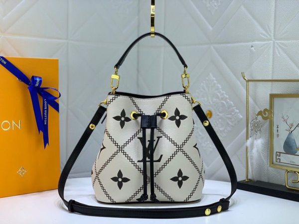 12 louis vuitton neonoe monogram empreinte for women womens handbags shoulder bags 102in26cm lv m46023 9988