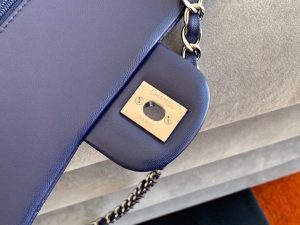 3 taille chanel classic handbag navy blue for women womens bags shoulder and crossbody bags 102in26cm a01112 9988