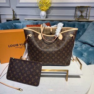 5 louis vuitton neverfull mm tote bag monogram canvas for women womens handbags shoulder bags 126in32cm lv m40995 9988