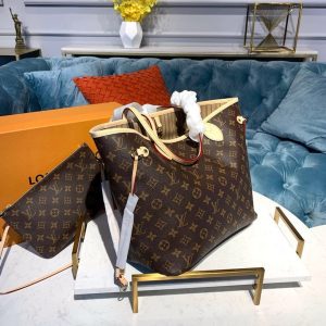 7 louis vuitton neverfull mm tote bag monogram canvas for women womens handbags shoulder bags 126in32cm lv m40995 9988