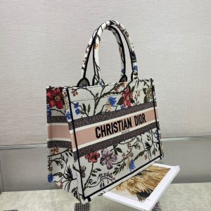 2 christian dior medium dior book tote bag by maria grazia chiuri for women 14in36cm cd 9988