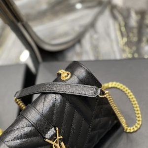 2 saint laurent small bag black in mix matelasse for women 82in21cm ysl 600195bow911000 9988