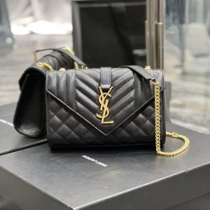 4 saint laurent small bag black in mix matelasse for women 82in21cm ysl 600195bow911000 9988