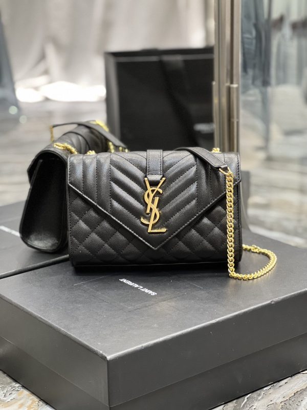 4 saint laurent small bag black in mix matelasse for women 82in21cm ysl 600195bow911000 9988