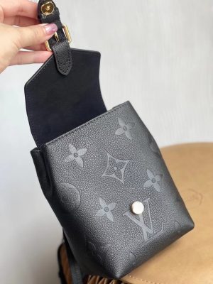 1 louis vuitton tiny backpack monogram empreinte black for women womens bags 19cm lv m80596 9988