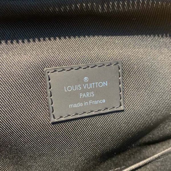Louis Vuitton Graphite Avenue Sling Bag Gray Yellow N42424 Free Shipping