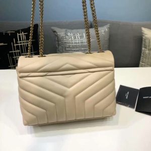 saint laurent loulou small chain bag in matelass y beige for women 98in23cm ysl 494699dv7272721 9988