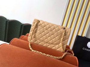 2 chanel classic handbag beige for women 99in255cm a01112 9988