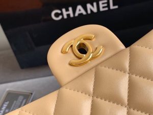 3 chanel classic handbag beige for women 99in255cm a01112 9988