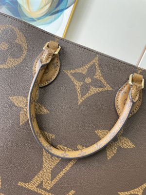 3-Louis Vuitton Onthego Gm Tote Bag Monogram And Monogram Reverse Canvas For Women Womens Handbags 16.1In41cm Lv M44576   9988
