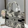 christian dior medium dior book tote bag blackwhite for women womens handbags shoulder bags 36cm cd m1296zrhz m941 9988