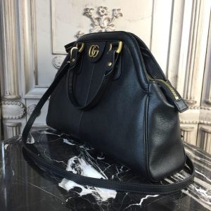 6 detachable gucci rebelle large top handle bag black for women 1575in40cm gg 9988