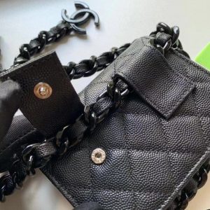 chanel classic flap bag black for women 51in13cm 9988