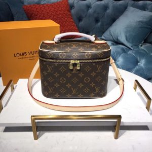 5 louis vuitton nice bb vanity case monogram canvas for women womens bags travel bags 94in24cm lv m42265 9988