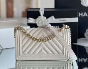 7 chanel medium classic flap bag 25cm white for women a67086 9988