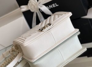 9 chanel medium classic flap bag 25cm white for women a67086 9988
