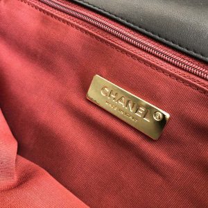 3-Chanel 19 Maxi Handbag Black For Women Womens Bags Shoulder And Crossbody Bags 14In36cm As1162 B04852 94305   9988