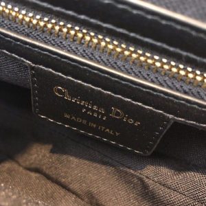 2 christian dior saddle Turnlock bag black oblique embroidered canvas gold toned hardware for women 25cm10in cd 9988