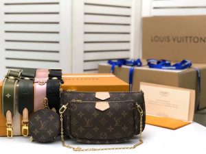 louis vuitton multi pochette accessoires monogram canvas khaki for women womens handbags shoulder and crossbody bags 94in24cm lv m44813 9988