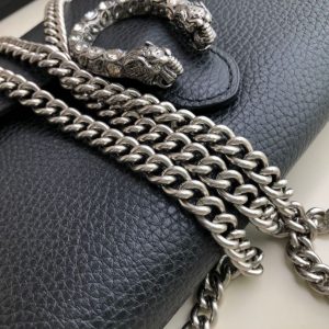 1 gucci dionysus mini chain bag black metalcruz tanned for women 8in20cm gg 401231 caogn 8176 9988