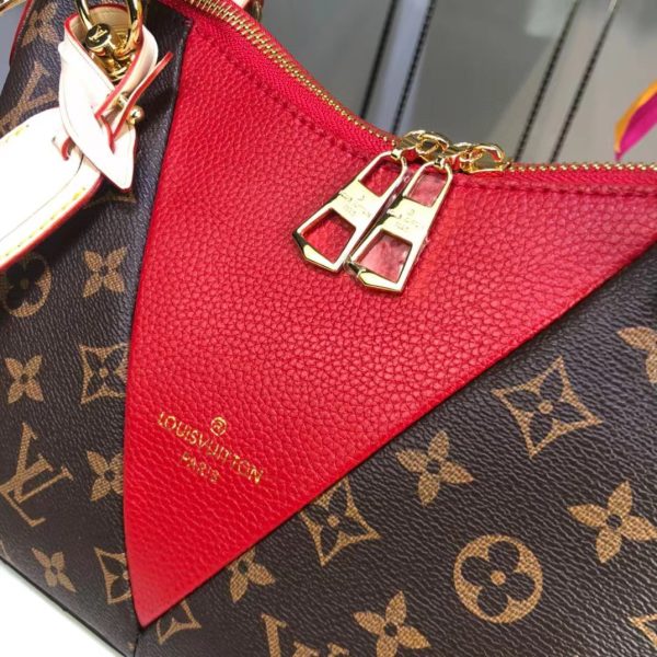 6 louis vuitton v tote bb monogram canvas cerise red for women womens Daino Bags shoulder and crossbody Daino Bags 106in27cm lv m43966 9988