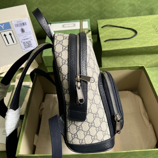 6 gucci ophidia gg small backpack beige and blue gg supreme canvas for women 115in29cm beige 9988