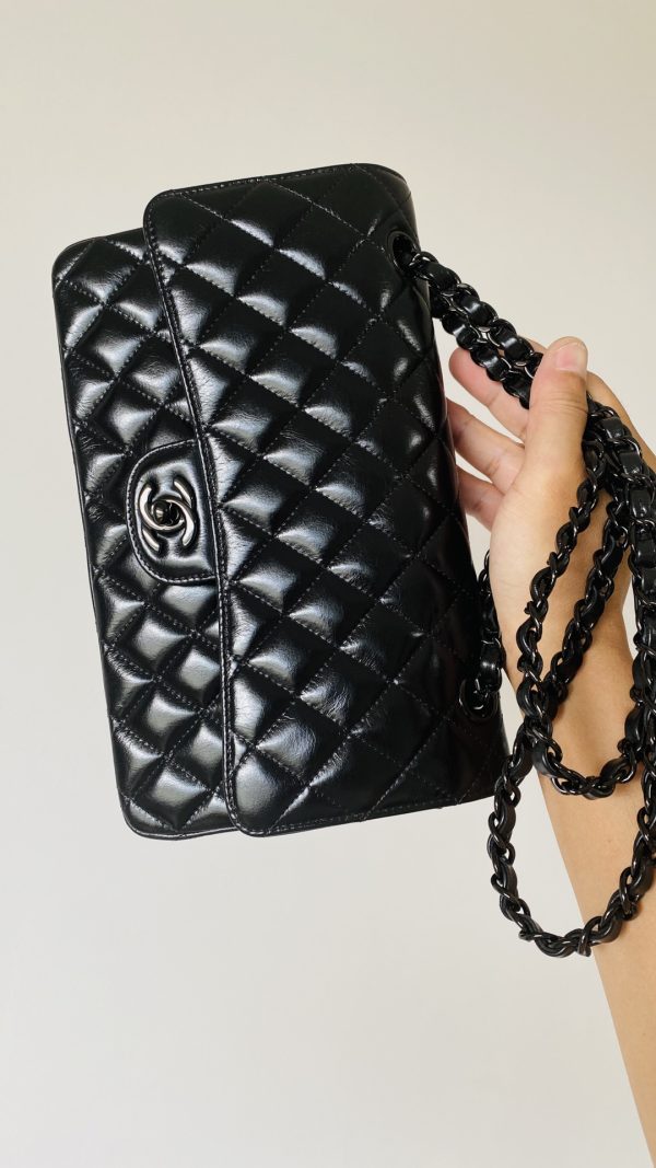 2 Bag chanel small classic handbag black for women womens bags 10in255cm 9988