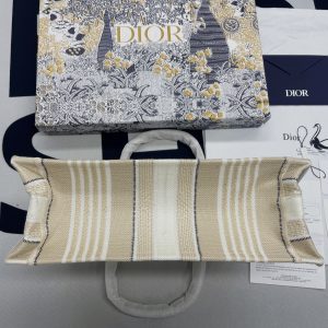3-Christian Dior Medium Dior Book Tote Beige For Women Womens Handbags 14In36cm Cd   9988