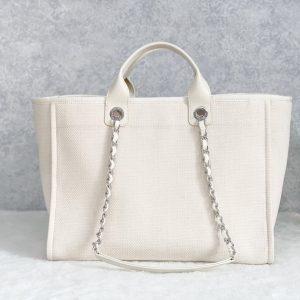 5 chanel small shopping bag silver hardware cream for women womens handbags shoulder bags 152in39cm as3257 9988