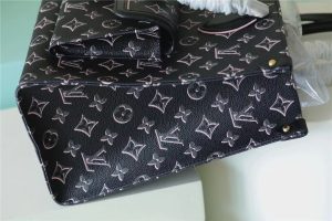 7 louis vuitton onthego mm monogram canvas black for women womens handbags shoulder and crossbody bags 138in35cm lv m46154 9988