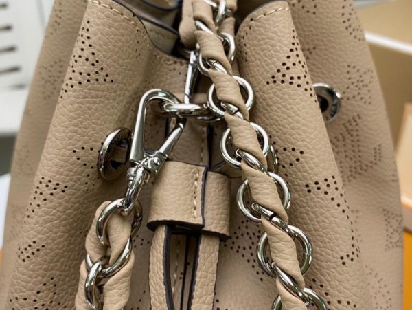 8 louis vuitton bella bucket bag mahina galet grey for women womens handbags shoulder and crossbody bags 75in22cm lv m57201 9988