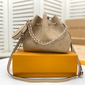 14 louis vuitton bella bucket bag mahina galet grey for women womens handbags shoulder and crossbody bags 75in22cm lv m57201 9988