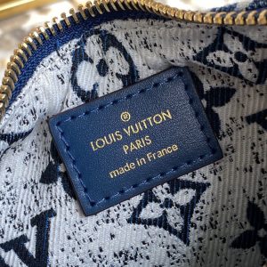 7 louis vuitton loop since 1854 jacquard navy blue by nicolas ghesquire for cruise show womens handbags 91in23cm lv m81166 9988