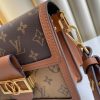 louis vuitton mini dauphine monogram and monogram reverse canvas by nicolas ghesquire for springsummer for women womens handbags shoulder bags 20cm lv m45959 9988