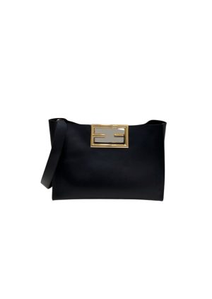 4-Fendi Way Large Black Bag For Woman 40Cm15.7In   9988