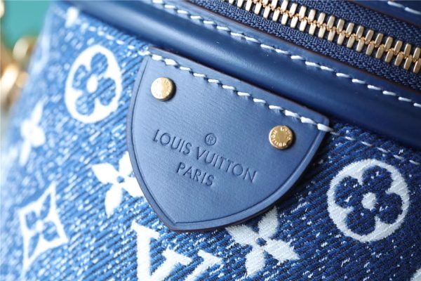 3 louis vuitton cannes monogram denim by nicolas ghesquiere for women womens bags shoulder and crossbody bags 67in17cm lv 9988