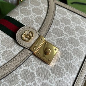gucci ophidia small gg top handle bag beige for women womens bags 98in25cm gg 651055 uulag 9682 9988