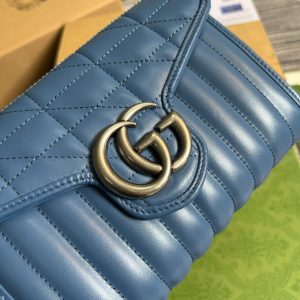 gucci marmont super mini bag blue for women womens bags 62in17cm gg 476433 dtd5f 4340 9988