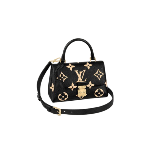 11 louis vuitton madeleine mm monogram empreinte black beige for women womens handbags shoulder and crossbody bags 118in30cm lv 9988