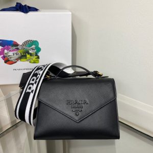 1 prada monochrome saffiano bag black for women womens bags 82in21cm 1bd317 2erx f0002 v 3o3 9988