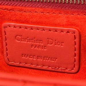 christian dior medium lady dior bag matte hardware red ultramatte for women 95in24cm cd 9988