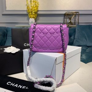 6 consider chanel mini flap bag purple for women womens bags shoulder and crossbody bags 67in17cm a35200 9988
